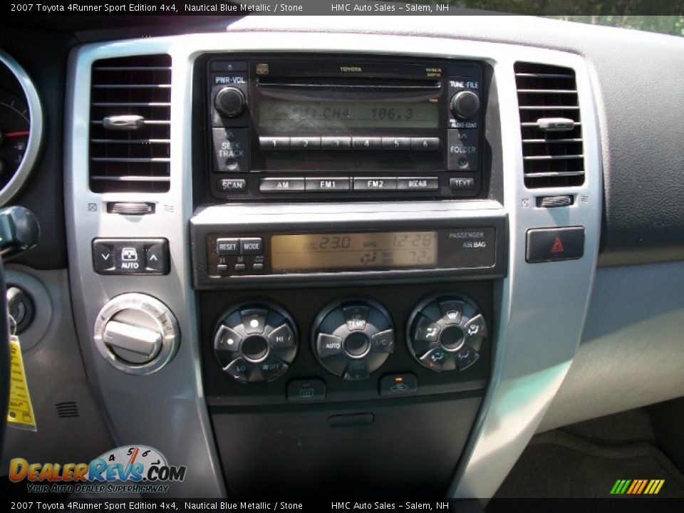 2007 Toyota 4Runner Sport Edition 4x4 Nautical Blue Metallic / Stone Photo #6