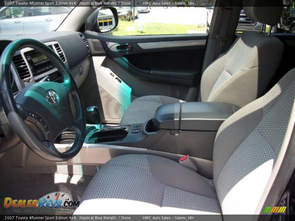 2007 Toyota 4Runner Sport Edition 4x4 Nautical Blue Metallic / Stone Photo #7