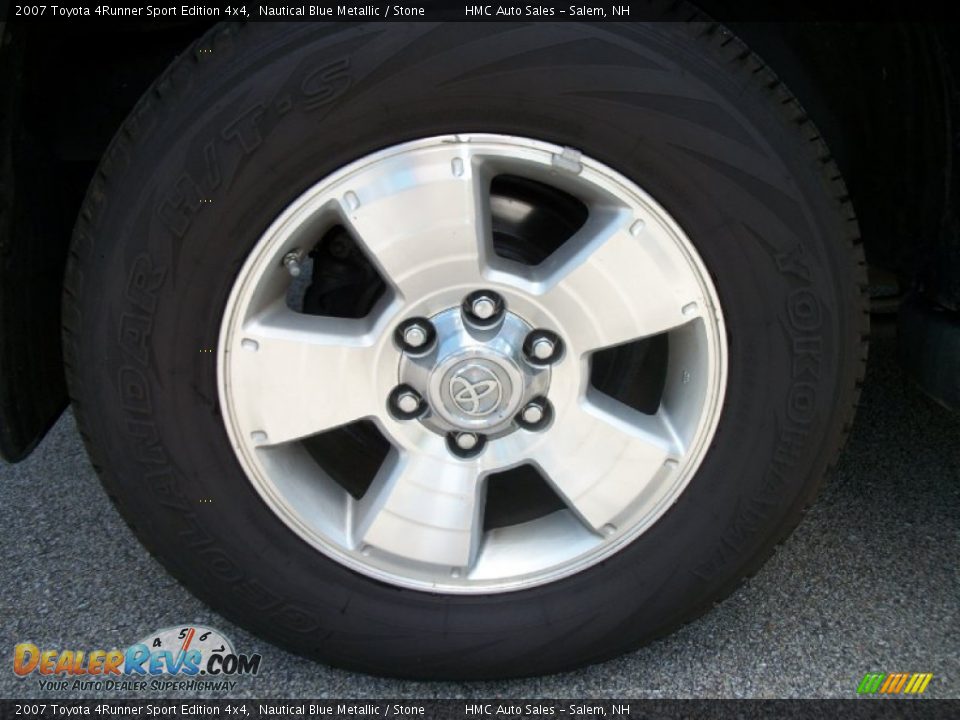 2007 Toyota 4Runner Sport Edition 4x4 Nautical Blue Metallic / Stone Photo #10