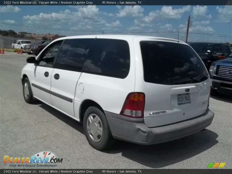 2002 Ford Windstar LX Vibrant White / Medium Graphite Grey Photo #5