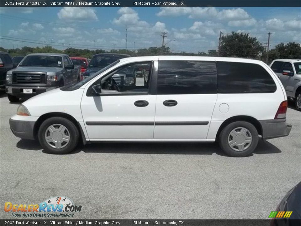 2002 Ford Windstar LX Vibrant White / Medium Graphite Grey Photo #6