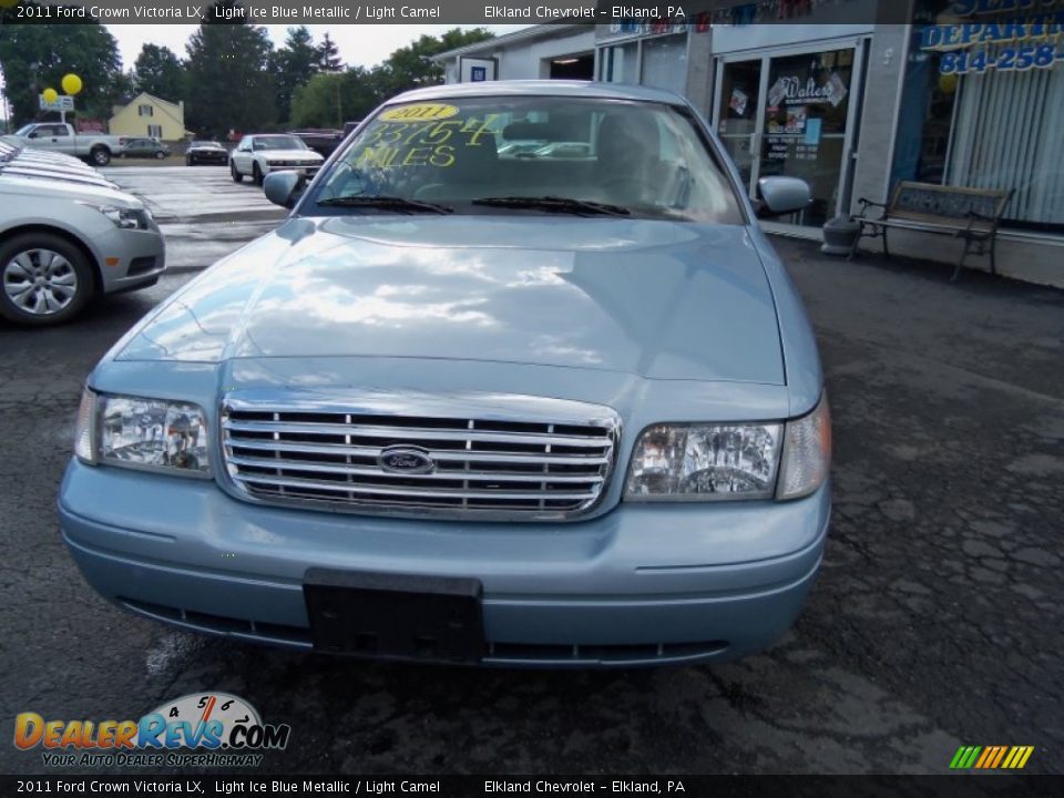 2011 Ford Crown Victoria LX Light Ice Blue Metallic / Light Camel Photo #2