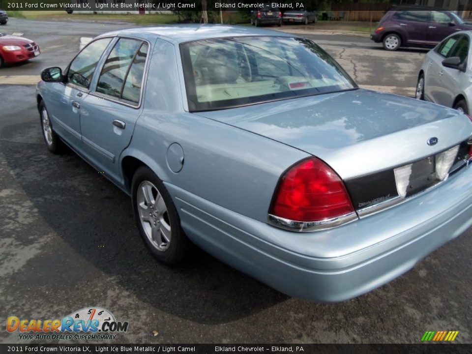 2011 Ford Crown Victoria LX Light Ice Blue Metallic / Light Camel Photo #7