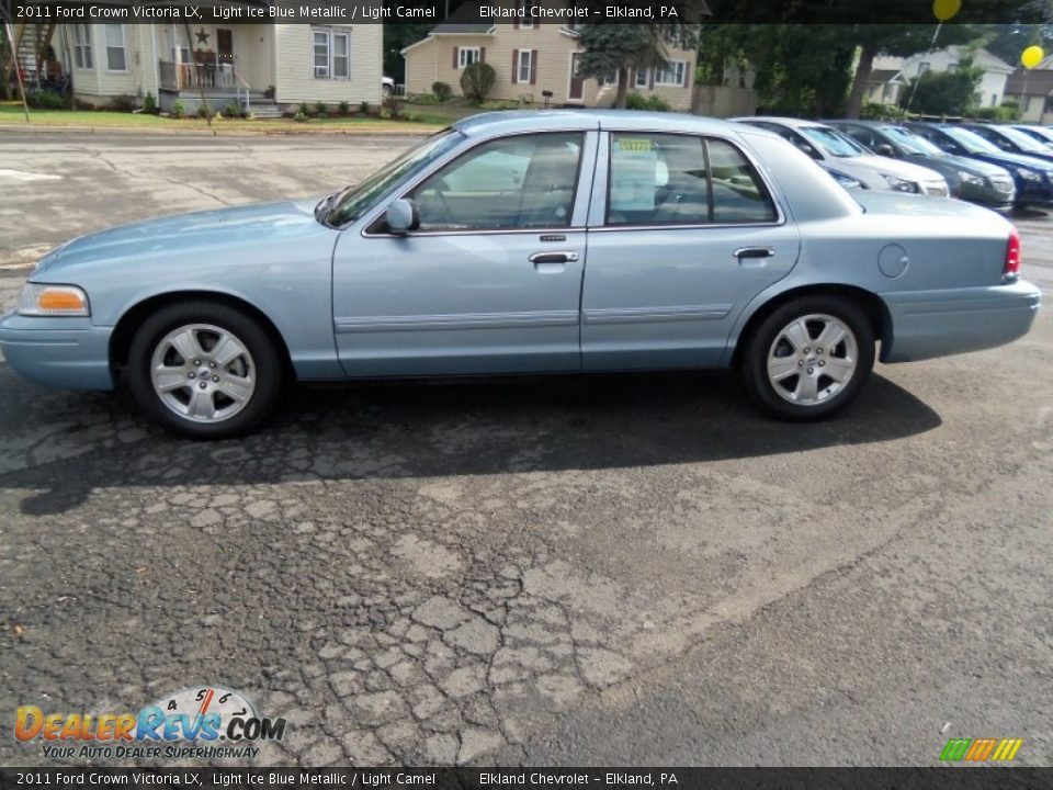 2011 Ford Crown Victoria LX Light Ice Blue Metallic / Light Camel Photo #10