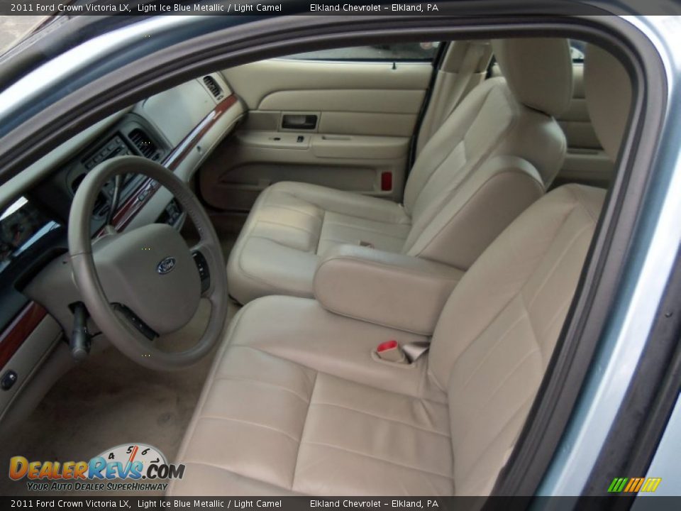 2011 Ford Crown Victoria LX Light Ice Blue Metallic / Light Camel Photo #12