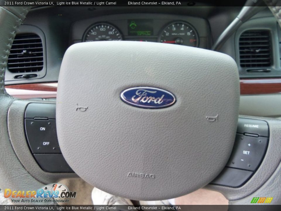 2011 Ford Crown Victoria LX Light Ice Blue Metallic / Light Camel Photo #15