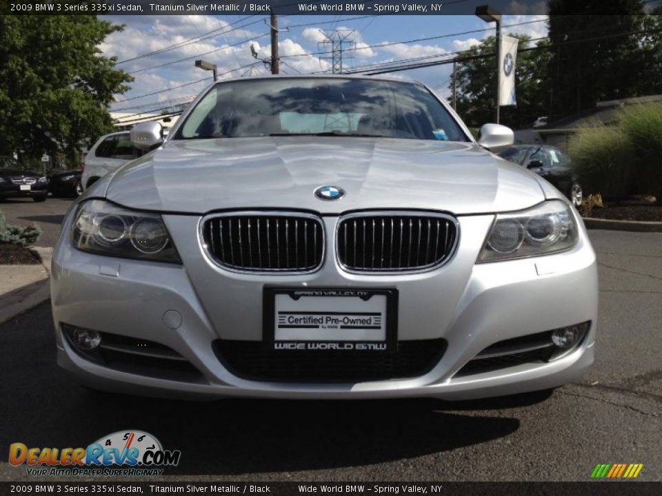 2009 BMW 3 Series 335xi Sedan Titanium Silver Metallic / Black Photo #2