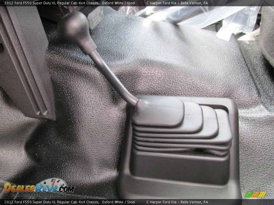 2012 Ford F550 Super Duty XL Regular Cab 4x4 Chassis Oxford White / Steel Photo #11