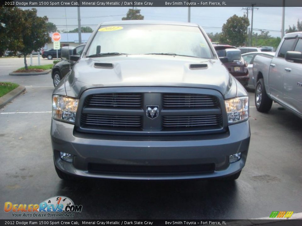 2012 Dodge Ram 1500 Sport Crew Cab Mineral Gray Metallic / Dark Slate Gray Photo #2