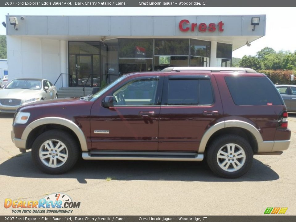 2007 Ford Explorer Eddie Bauer 4x4 Dark Cherry Metallic / Camel Photo #1