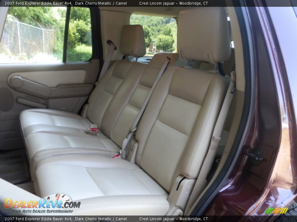 2007 Ford Explorer Eddie Bauer 4x4 Dark Cherry Metallic / Camel Photo #10