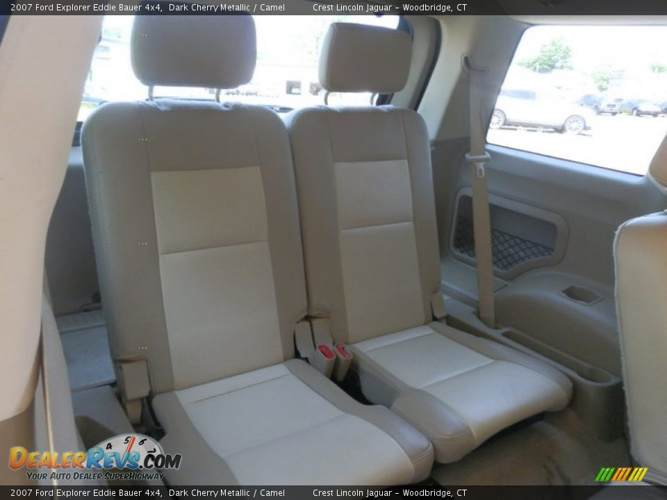 2007 Ford Explorer Eddie Bauer 4x4 Dark Cherry Metallic / Camel Photo #11