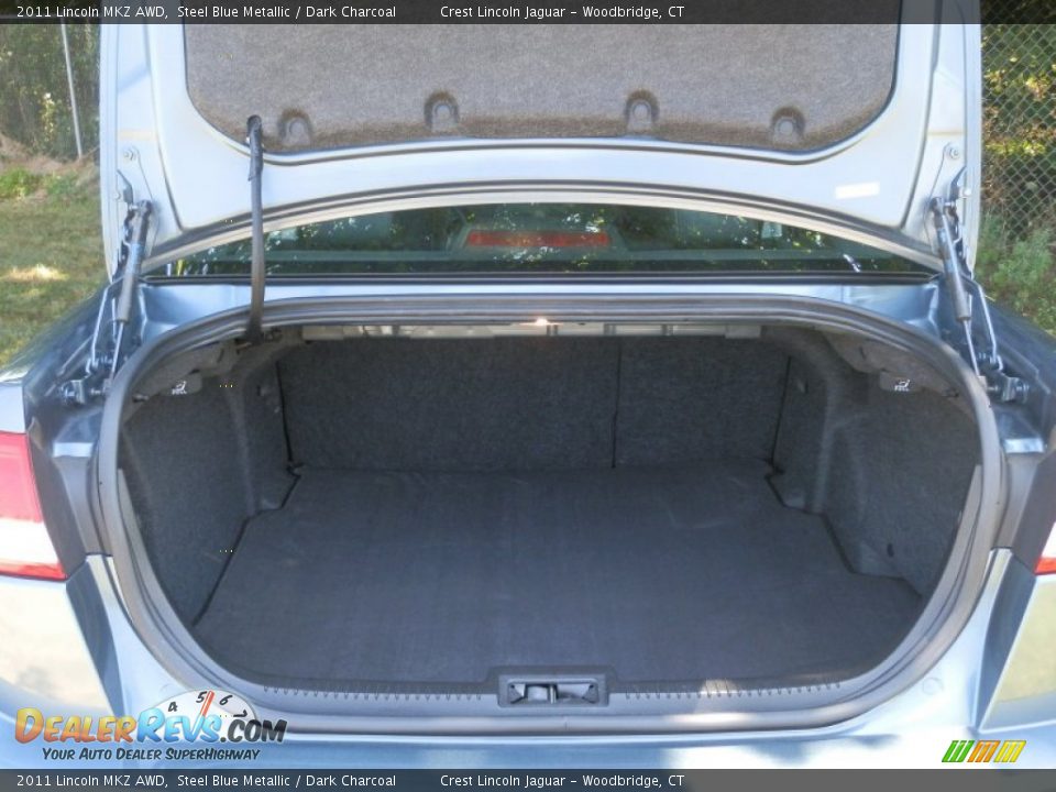 2011 Lincoln MKZ AWD Steel Blue Metallic / Dark Charcoal Photo #8