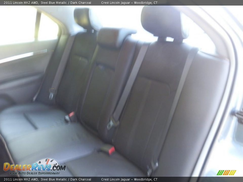 2011 Lincoln MKZ AWD Steel Blue Metallic / Dark Charcoal Photo #10