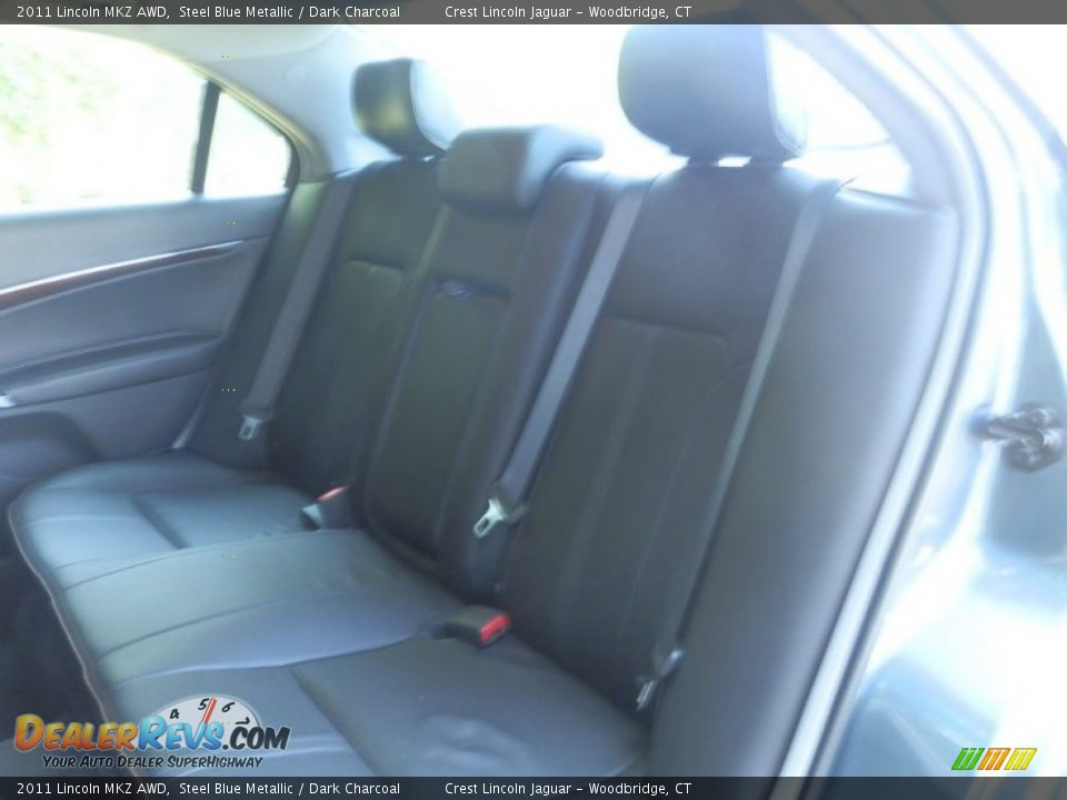 2011 Lincoln MKZ AWD Steel Blue Metallic / Dark Charcoal Photo #11