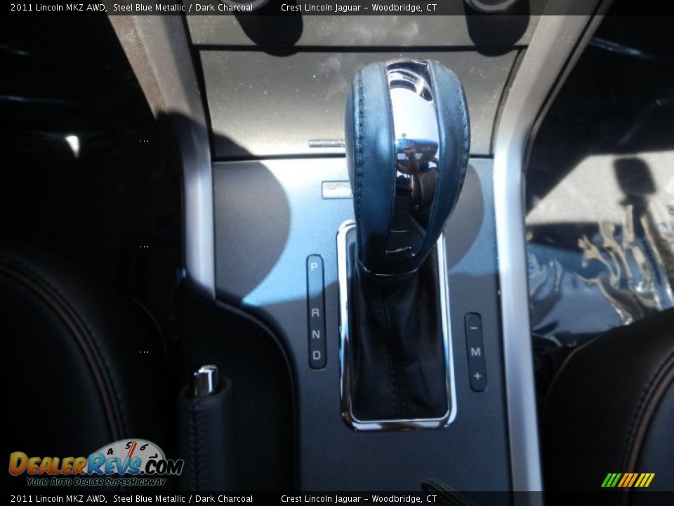 2011 Lincoln MKZ AWD Steel Blue Metallic / Dark Charcoal Photo #16