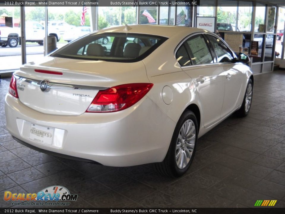 2012 Buick Regal White Diamond Tricoat / Cashmere Photo #3