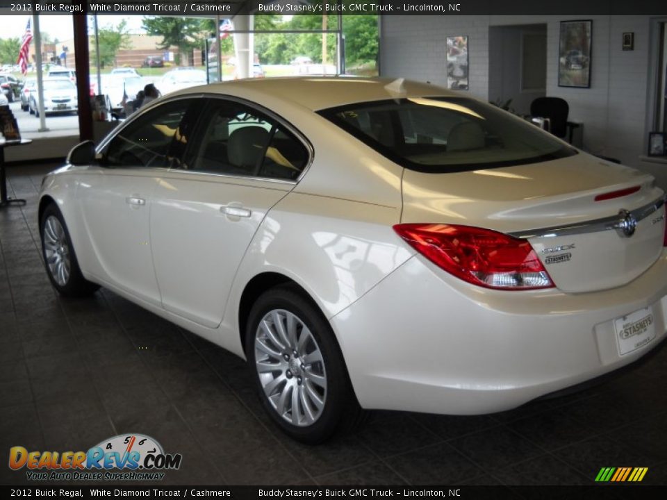 2012 Buick Regal White Diamond Tricoat / Cashmere Photo #4