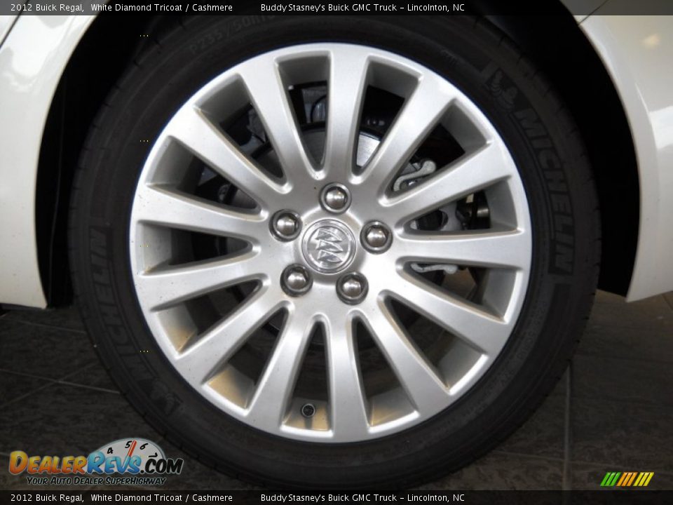 2012 Buick Regal White Diamond Tricoat / Cashmere Photo #6
