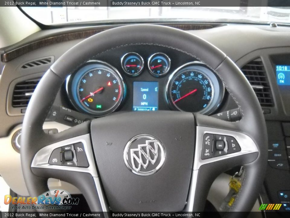 2012 Buick Regal White Diamond Tricoat / Cashmere Photo #15