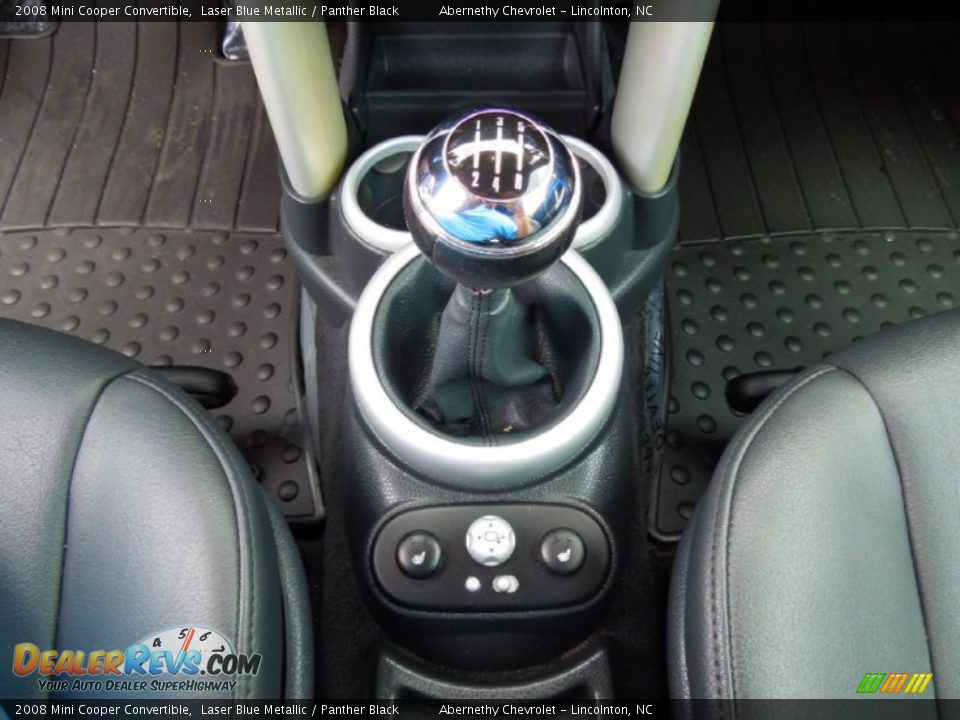 2008 Mini Cooper Convertible Laser Blue Metallic / Panther Black Photo #11