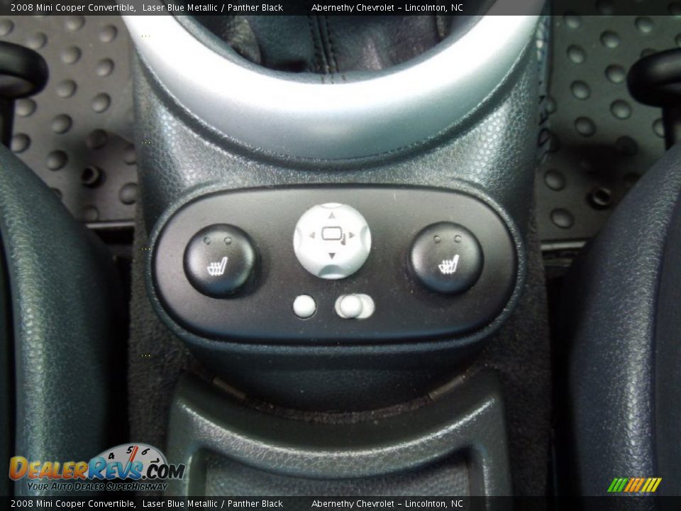 2008 Mini Cooper Convertible Laser Blue Metallic / Panther Black Photo #12