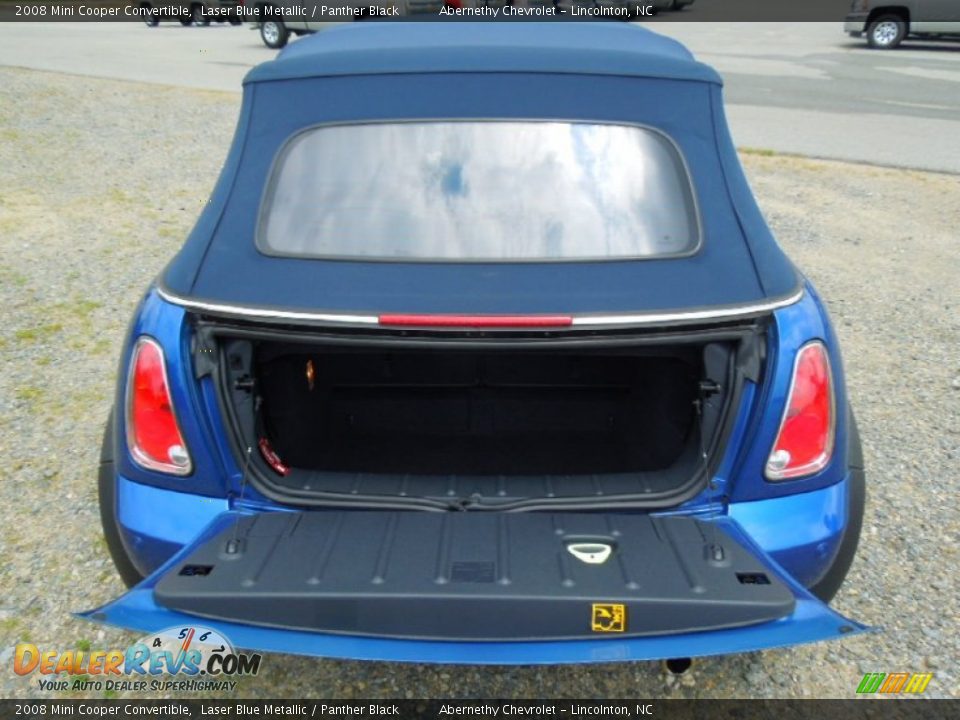 2008 Mini Cooper Convertible Laser Blue Metallic / Panther Black Photo #16