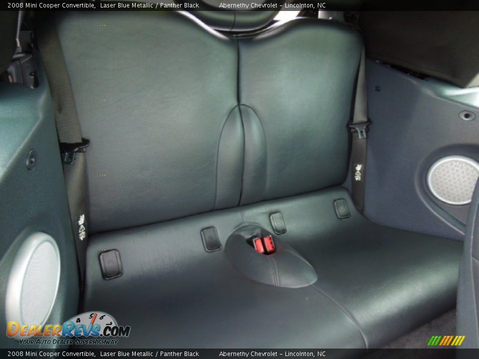 2008 Mini Cooper Convertible Laser Blue Metallic / Panther Black Photo #17