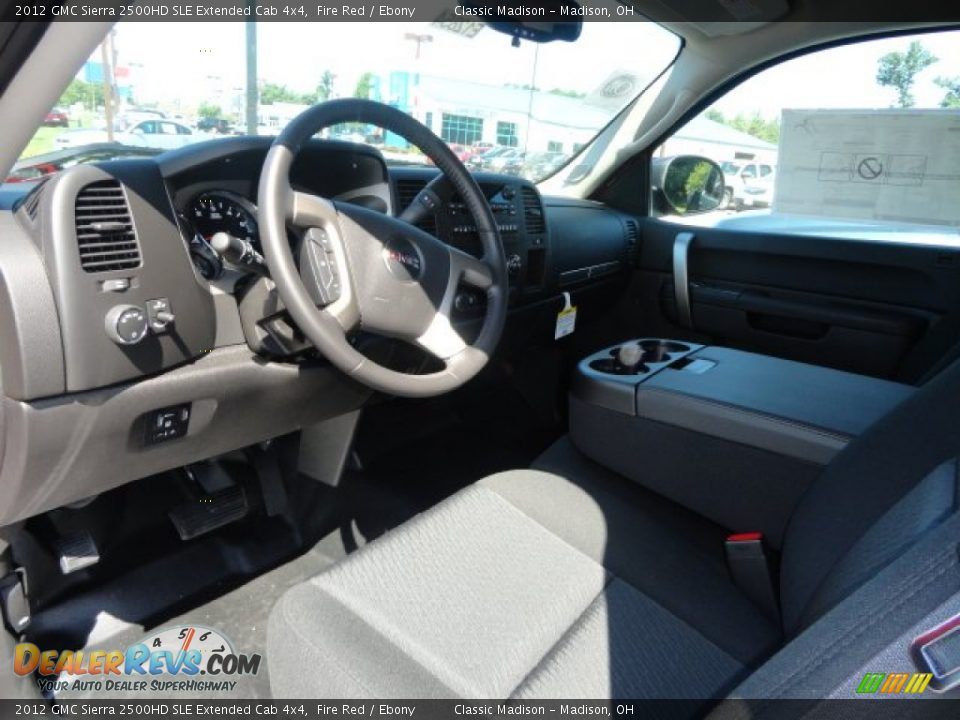 2012 GMC Sierra 2500HD SLE Extended Cab 4x4 Fire Red / Ebony Photo #5