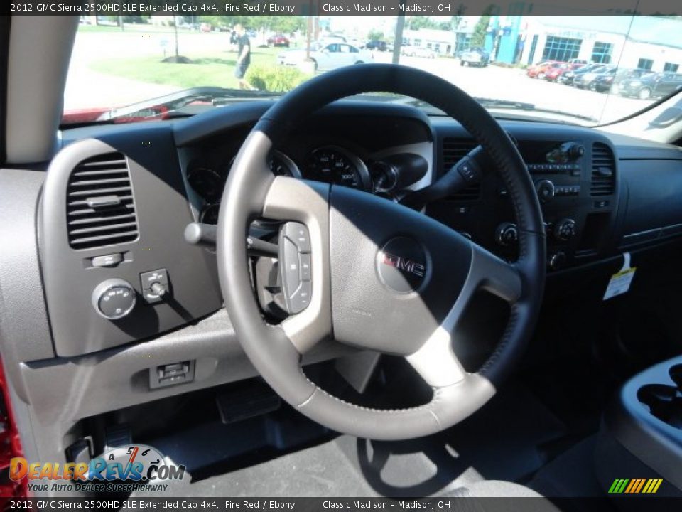 2012 GMC Sierra 2500HD SLE Extended Cab 4x4 Fire Red / Ebony Photo #7