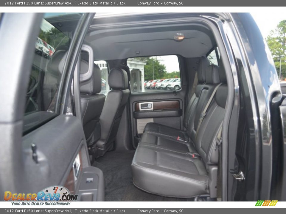 Rear Seat of 2012 Ford F150 Lariat SuperCrew 4x4 Photo #12