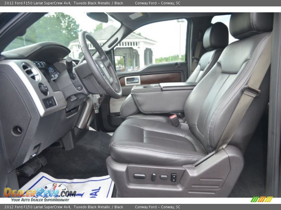 Front Seat of 2012 Ford F150 Lariat SuperCrew 4x4 Photo #19