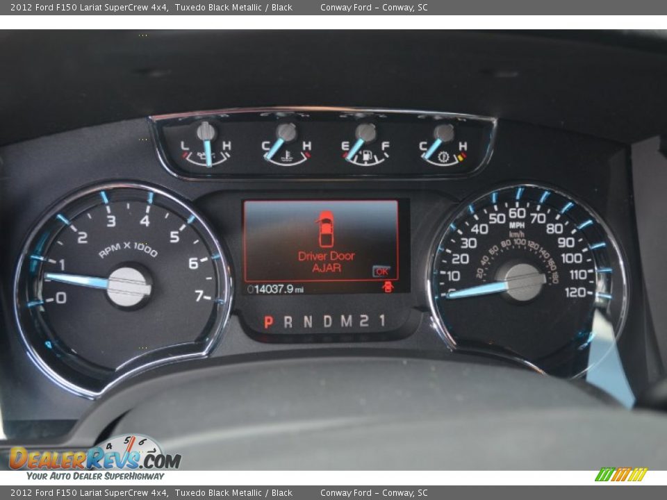 2012 Ford F150 Lariat SuperCrew 4x4 Gauges Photo #23