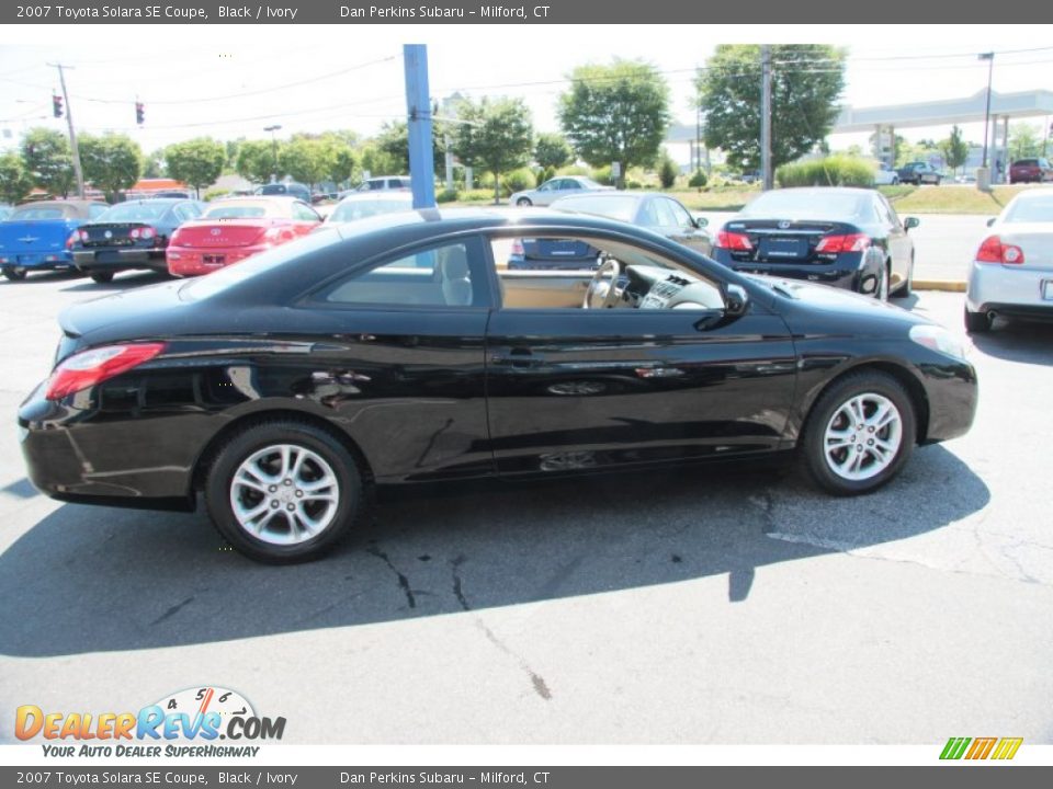 2007 Toyota Solara SE Coupe Black / Ivory Photo #5