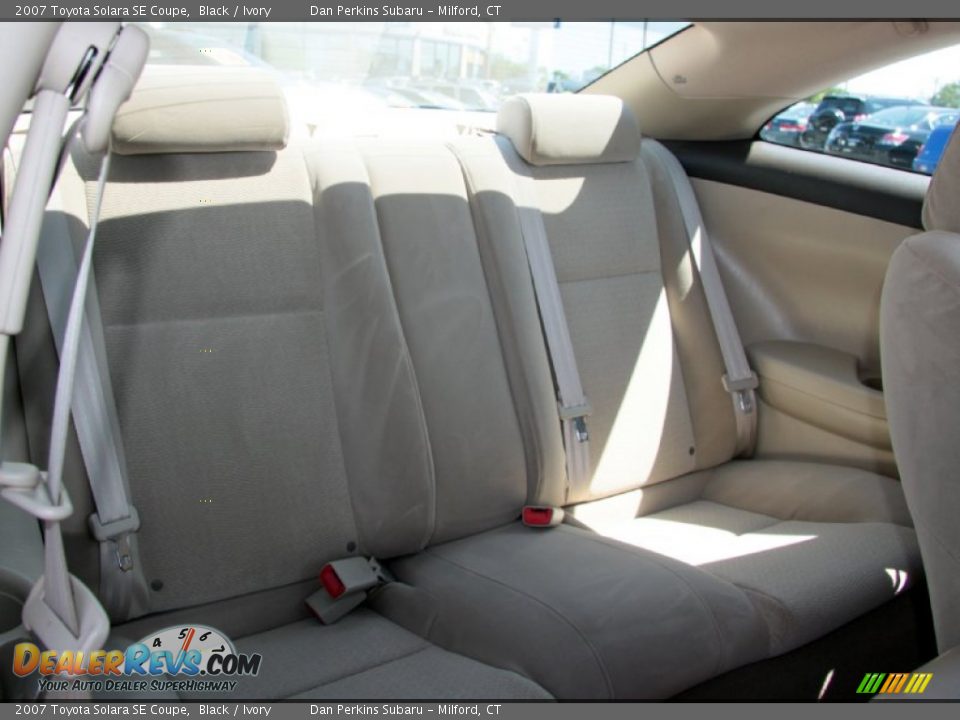 2007 Toyota Solara SE Coupe Black / Ivory Photo #13