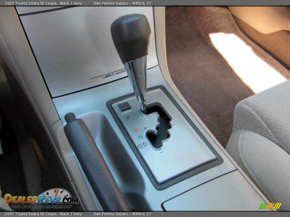 2007 Toyota Solara SE Coupe Black / Ivory Photo #15