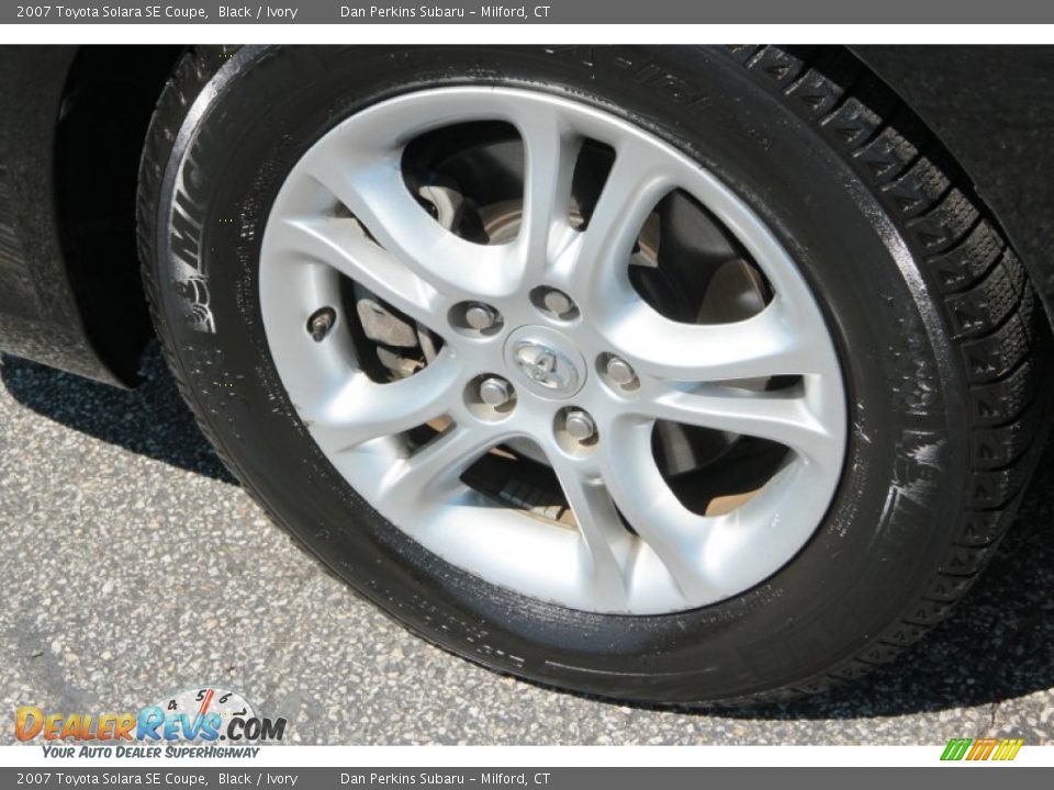 2007 Toyota Solara SE Coupe Black / Ivory Photo #17