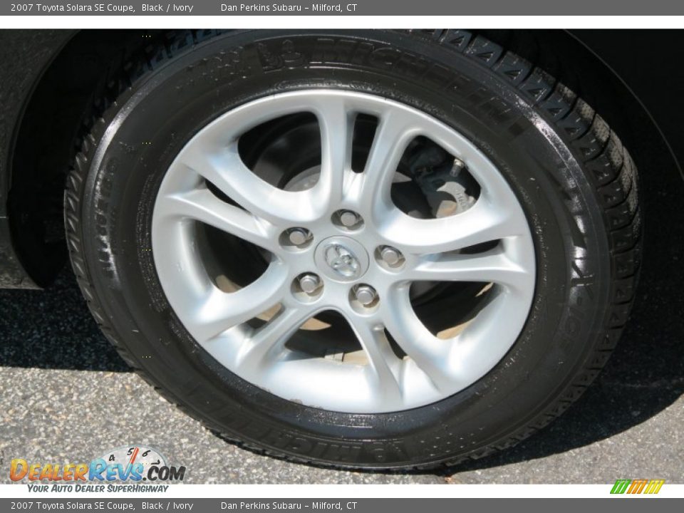 2007 Toyota Solara SE Coupe Black / Ivory Photo #18