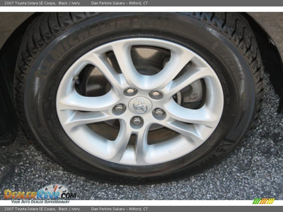 2007 Toyota Solara SE Coupe Black / Ivory Photo #19