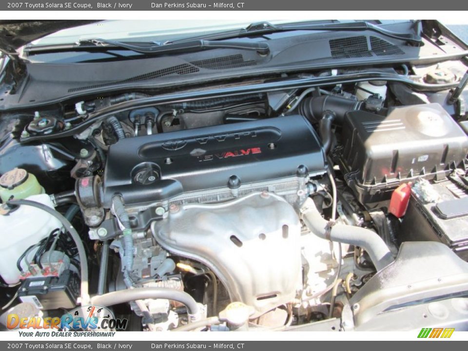 2007 Toyota Solara SE Coupe Black / Ivory Photo #23