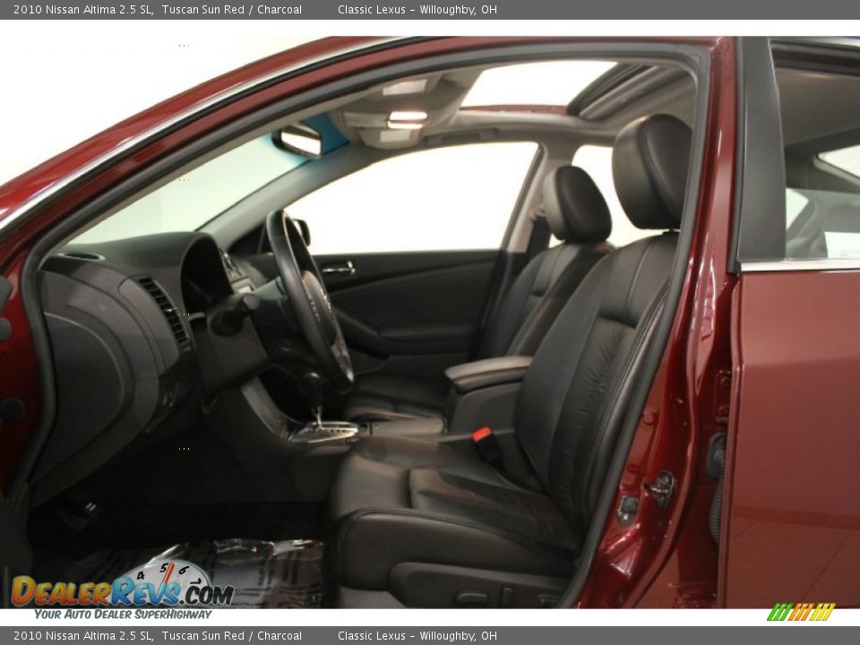 Charcoal Interior - 2010 Nissan Altima 2.5 SL Photo #7