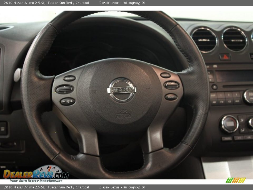 2010 Nissan Altima 2.5 SL Steering Wheel Photo #10
