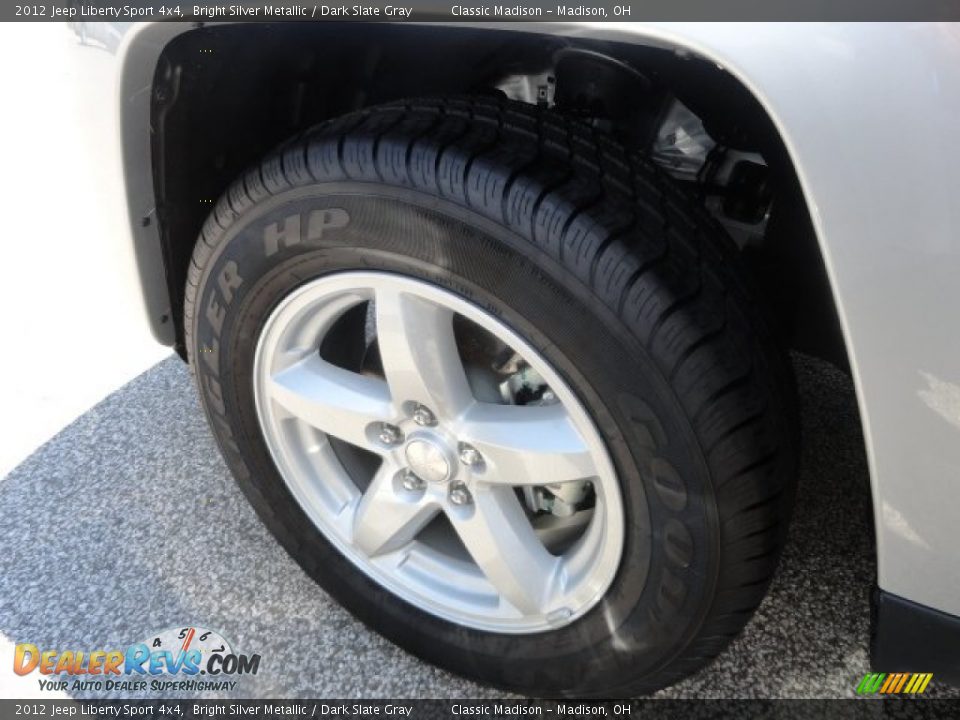 2012 Jeep Liberty Sport 4x4 Bright Silver Metallic / Dark Slate Gray Photo #5