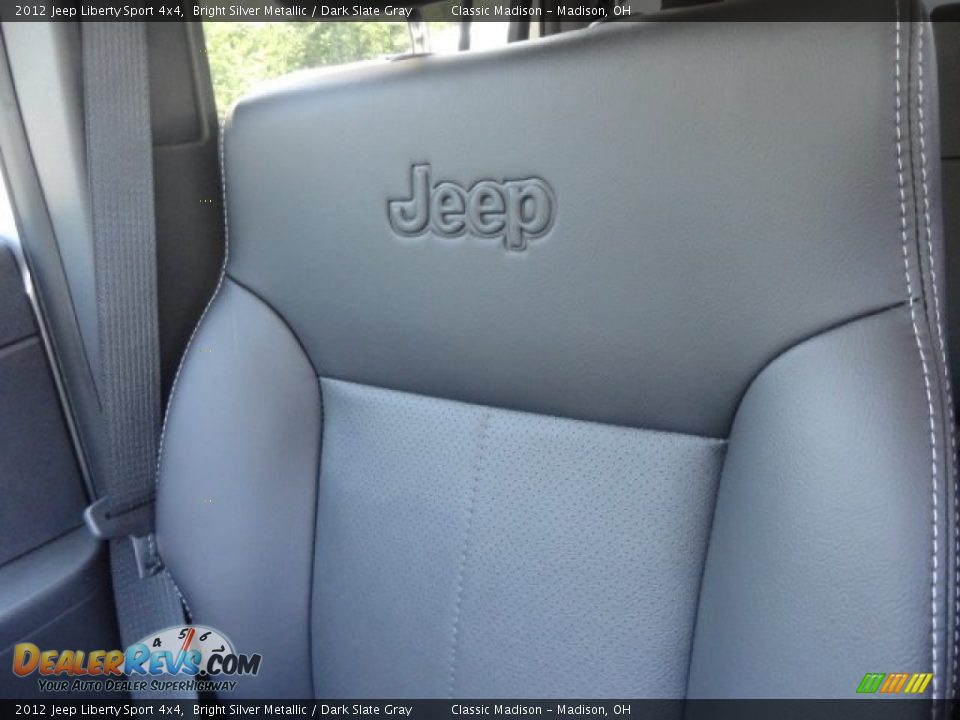 2012 Jeep Liberty Sport 4x4 Bright Silver Metallic / Dark Slate Gray Photo #7