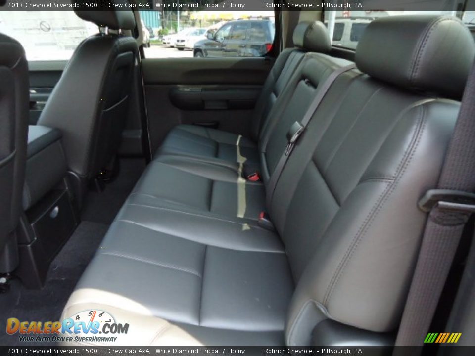 Rear Seat of 2013 Chevrolet Silverado 1500 LT Crew Cab 4x4 Photo #11