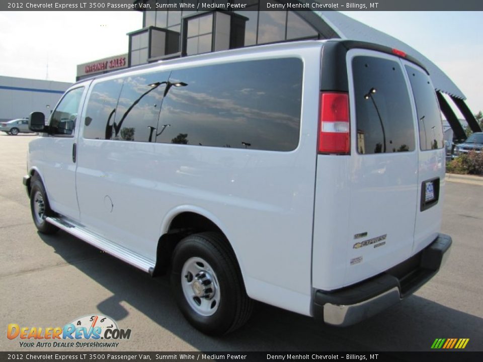 2012 Chevrolet Express LT 3500 Passenger Van Summit White / Medium Pewter Photo #5