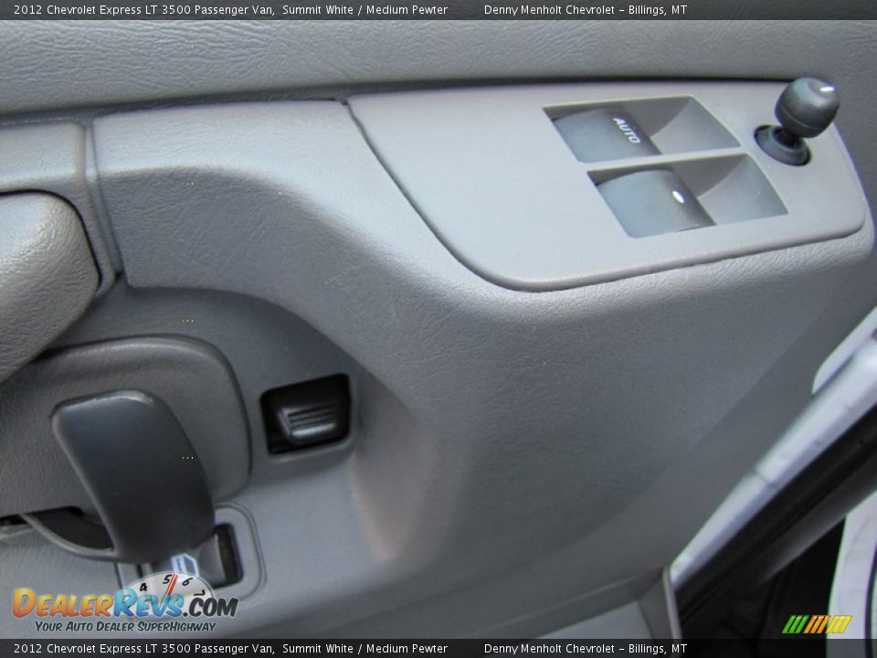 Controls of 2012 Chevrolet Express LT 3500 Passenger Van Photo #13