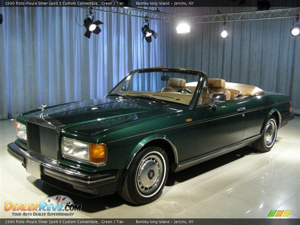 1990 Rolls-Royce Silver Spirit II Custom Convertible Green / Tan Photo #1