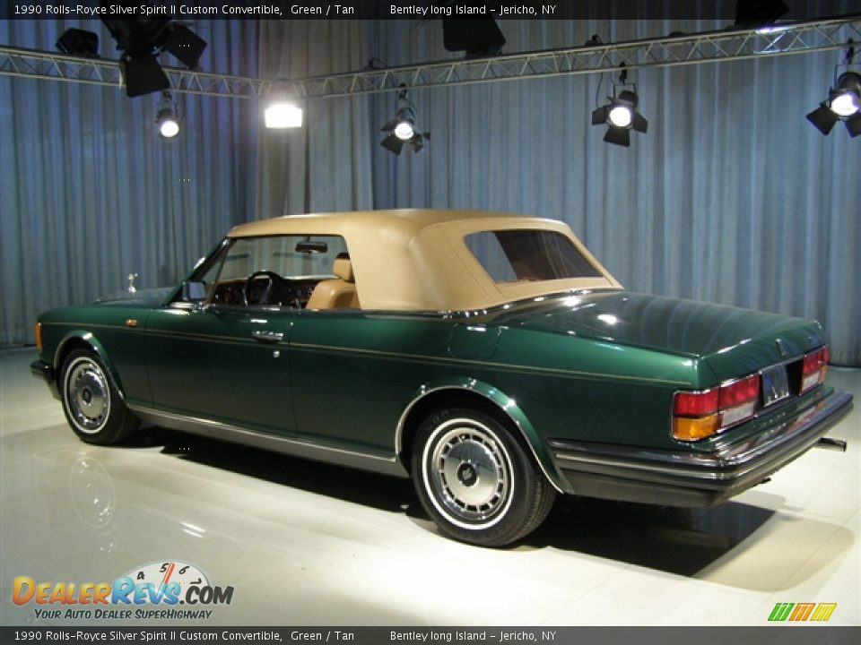 1990 Rolls-Royce Silver Spirit II Custom Convertible Green / Tan Photo #2