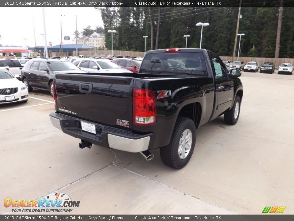 2013 GMC Sierra 1500 SLT Regular Cab 4x4 Onyx Black / Ebony Photo #5